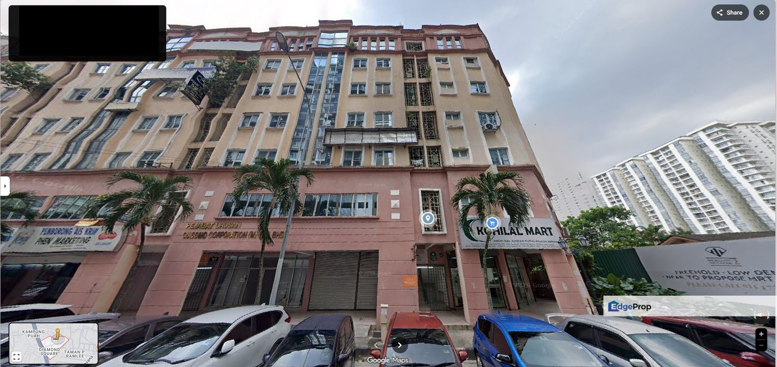 Diamond Square Freehold Building (Corner Lot) 20,715sf with Carpark & Easy Access , Kuala Lumpur, Setapak