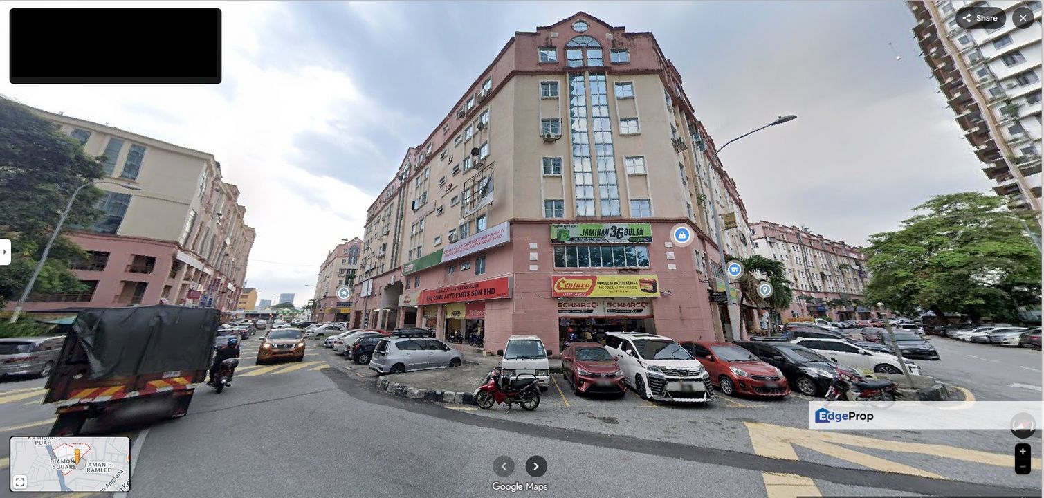 Diamond Square Freehold Building (Corner Lot) 20,715sf with Carpark & Easy Access , Kuala Lumpur, Setapak