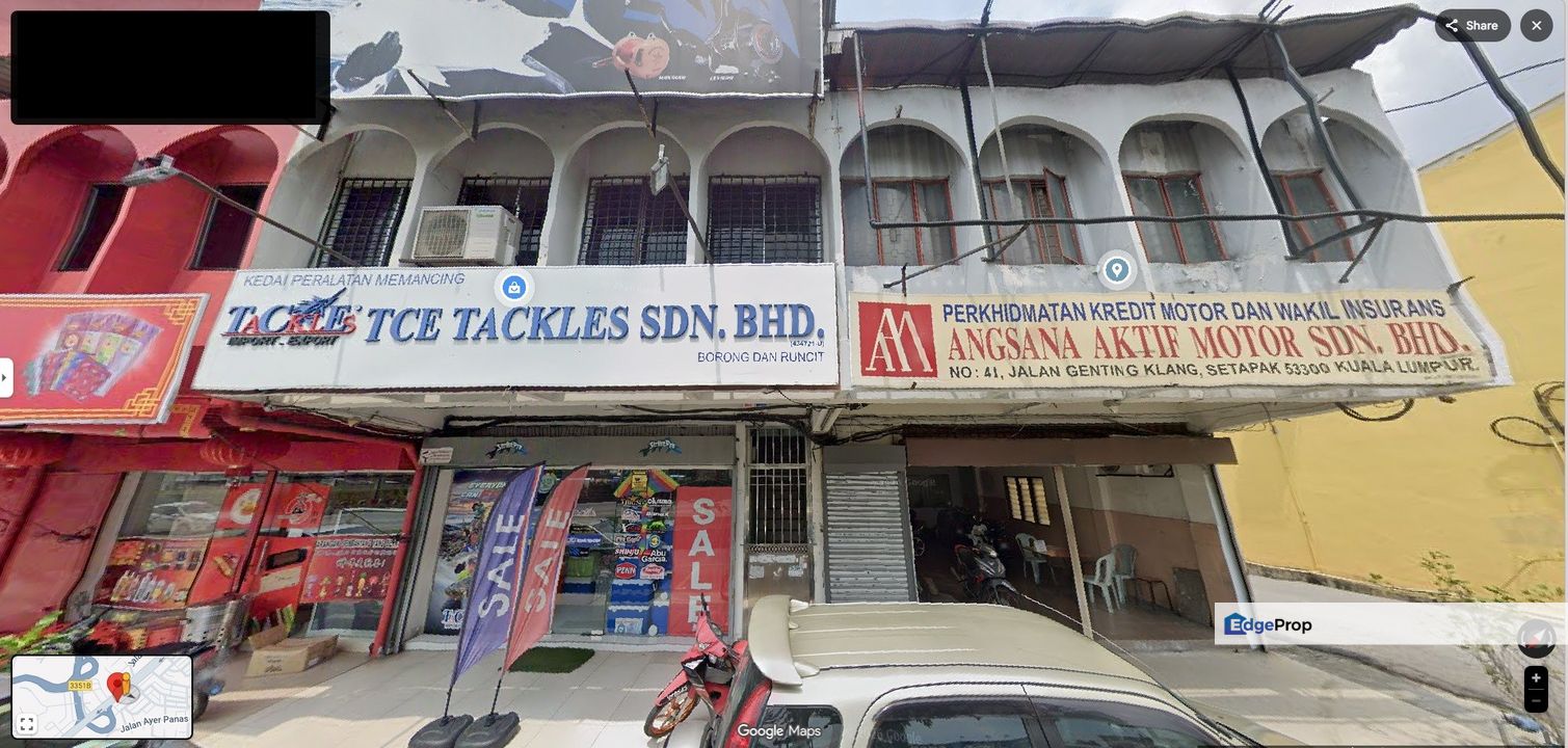 Setapak Double Storey Shop Office (Freehold) Facing Mainroad Jalan Genting Klang , Kuala Lumpur, Setapak