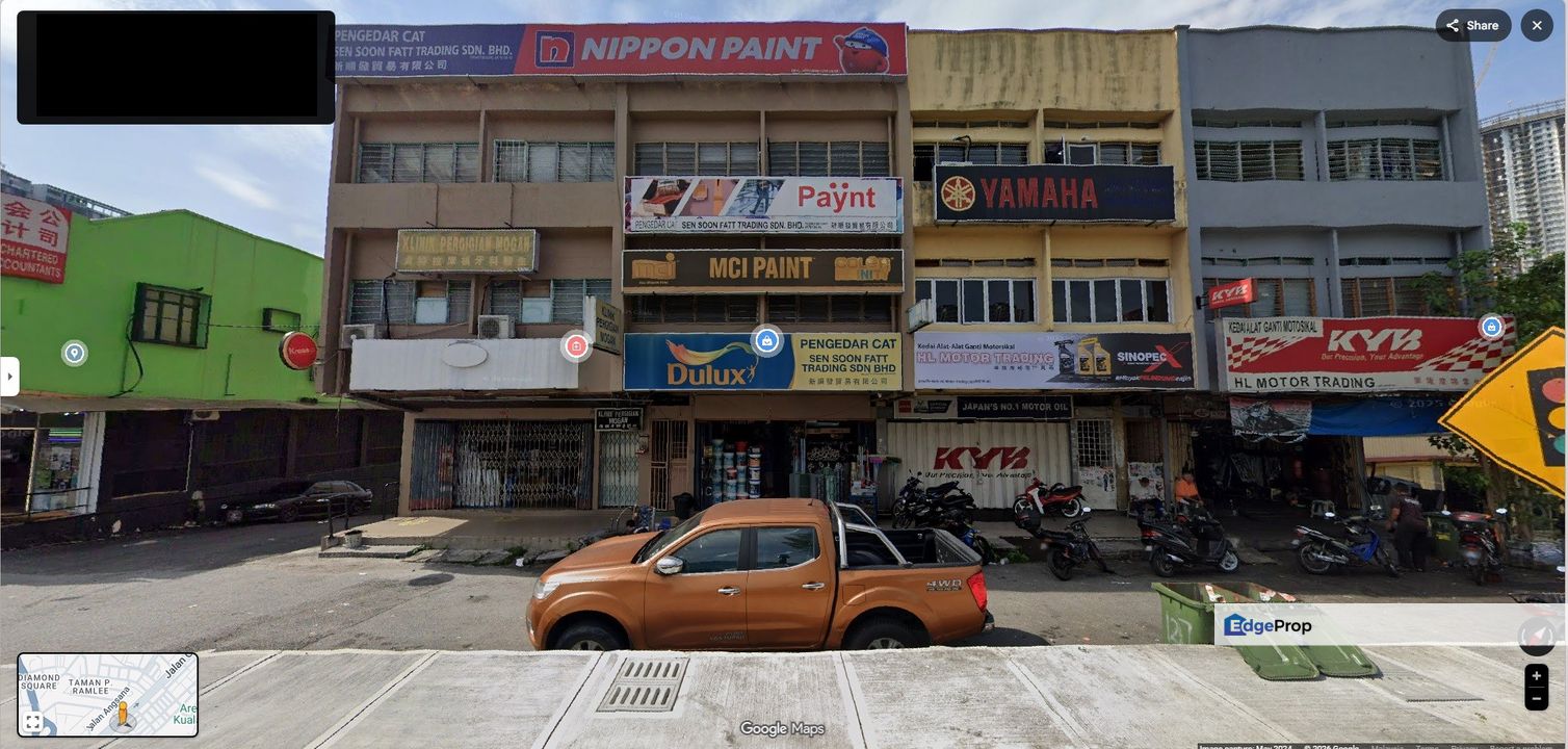 Setapak 3 Storey Shop Office Facing Jalan Genting Klang Great Location, Kuala Lumpur, Setapak
