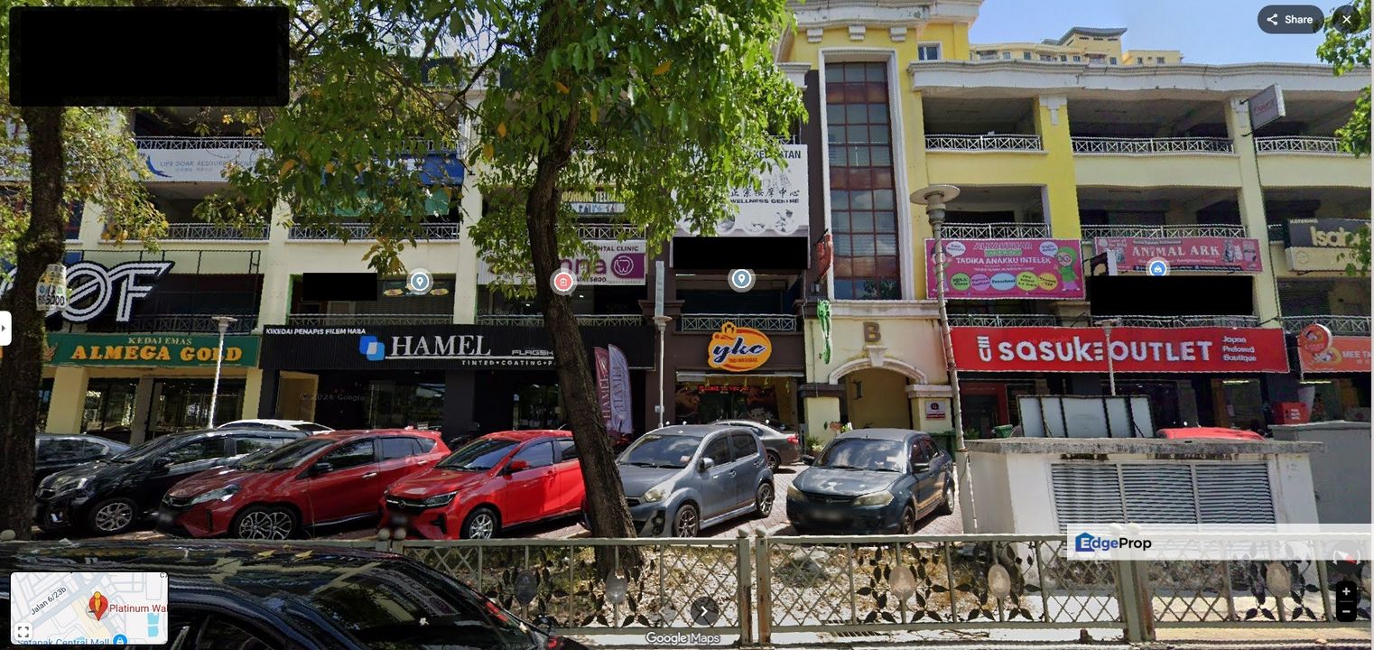 Setapak Platinum Walk 2 Adjoining 4 Storey Shop Office With Lift Facing Mainroad Next to Setapak Central Mall Big Basement Parking Space , Kuala Lumpur, Setapak