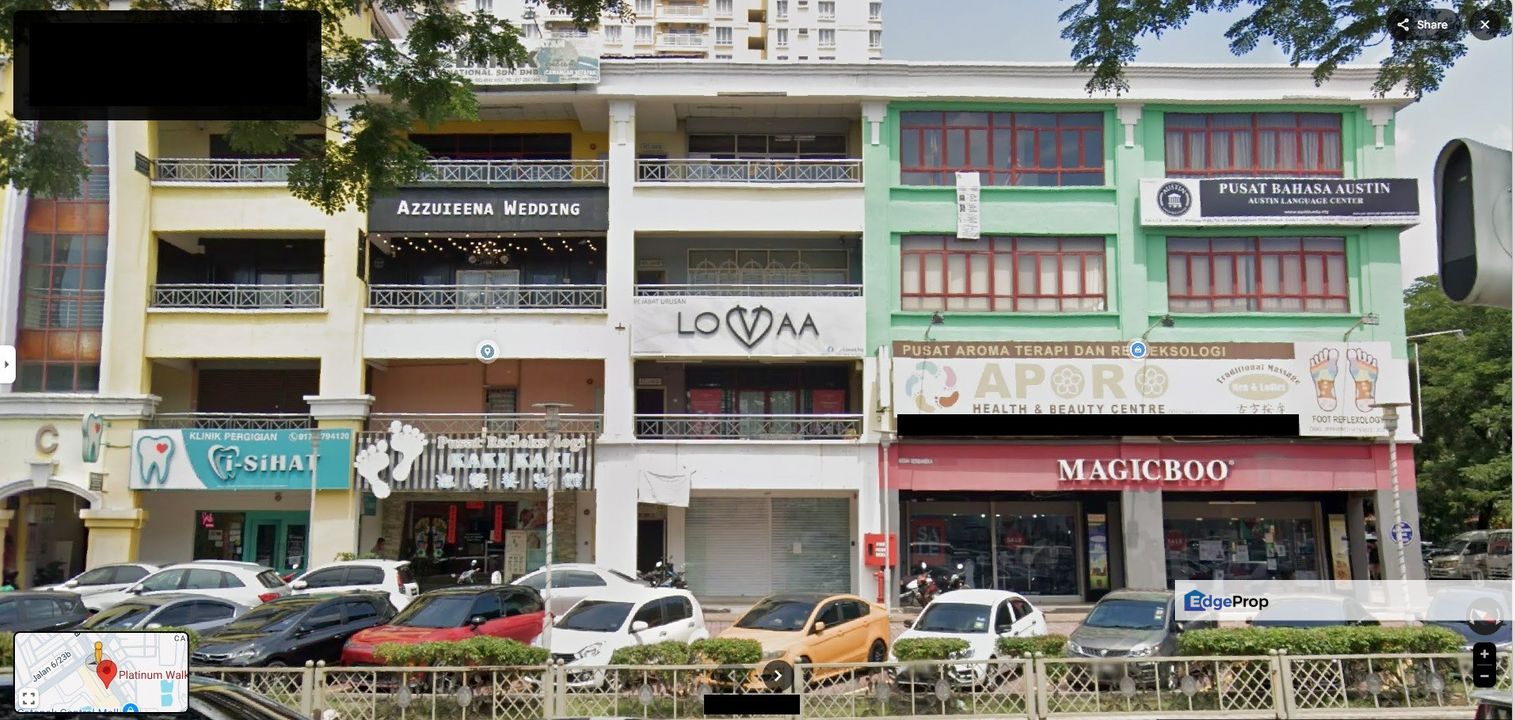 Setapak Platinum Walk 2 Adjoining 4 Storey Shop Office With Lift Facing Mainroad Next to Setapak Central Mall Big Basement Parking Space , Kuala Lumpur, Setapak
