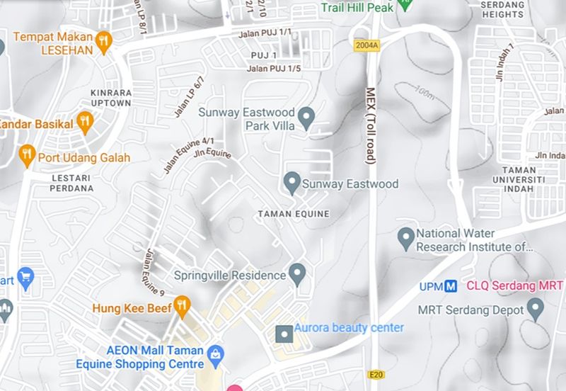 Jalan Equine, Taman Equine