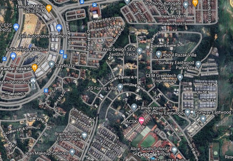 Jalan Equine, Taman Equine