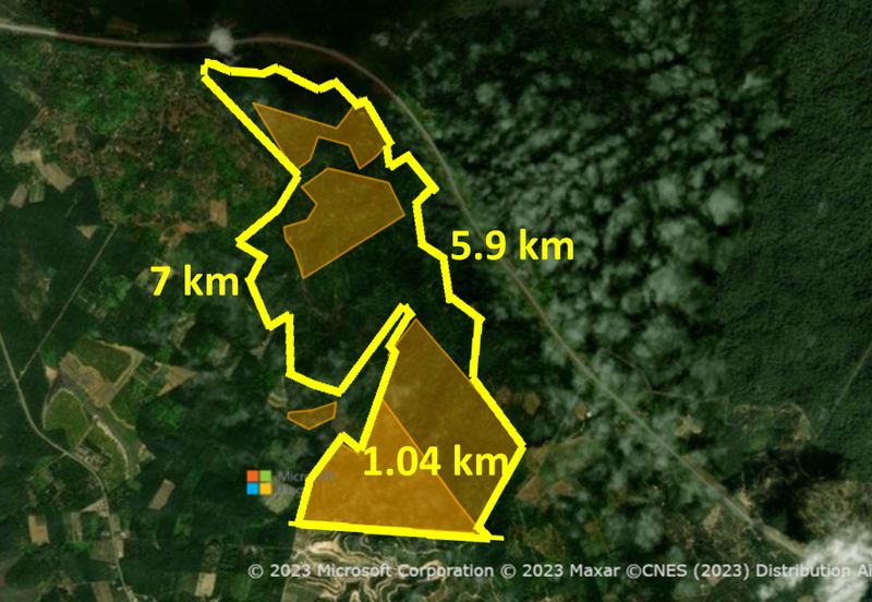 Land, 881 acres, off AH2 North South Expressway, 84600 Pagoh, Johor