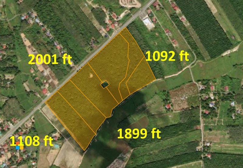 Land, 43.95 acres, Main Road,  Jalan Pokok Sena-Kuala Nerang, 06400 Pokok Sena, Kedah