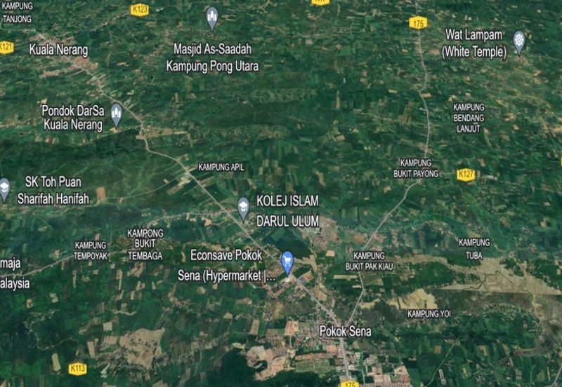 Land, 43.95 acres, Main Road,  Jalan Pokok Sena-Kuala Nerang, 06400 Pokok Sena, Kedah