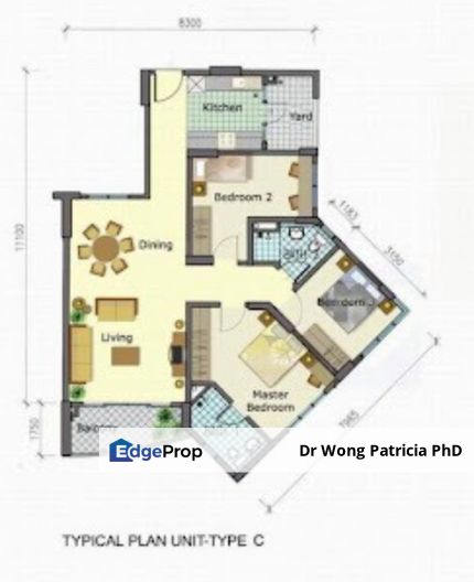 Corner Unit, 3r2b, Changkat View Condominium, 18, Jalan Dutamas Raya, Dutamas, 51200 Kuala Lumpur, Kuala Lumpur, Dutamas