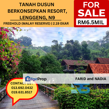 Tanah dusun berkonsepkan resort di Lenggeng, N9, Negeri Sembilan, Lenggeng