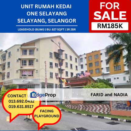 Unit Rumah Kedai, One Selayang, Selangor, Selangor, Selayang