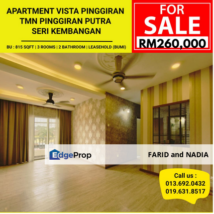 [Nice Interior Design] Apartment Vista Pinggiran, Selangor, Seri Kembangan