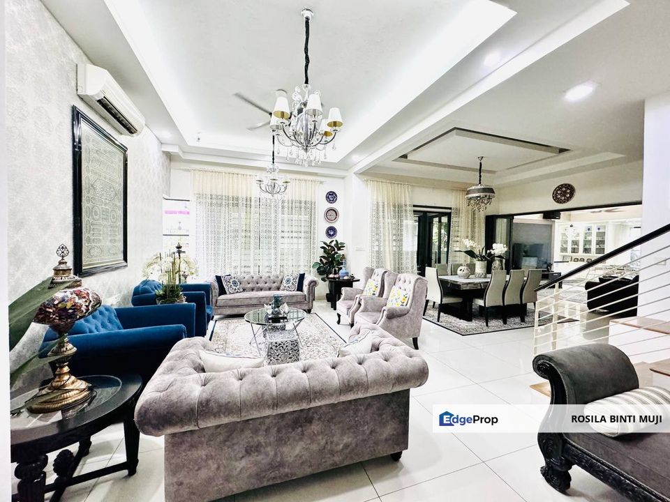 [ FACING LAKE ] Fully Renovation Semi D 3 Storey Cahaya Alam Seksyen U12 Shah Alam  , Selangor, Shah Alam