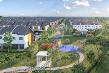 TOWNHOUSE CORNER LOTS BIG SIZE 20FT HOT IN PUNCAK ALAM !!!