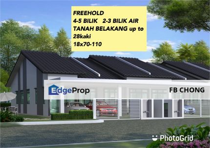 TERES BARU 0 DOWNPAYMENT 18X70-110 Olak Lempit Taman Merbah Banting Semua Yuran FREE, Selangor, Banting