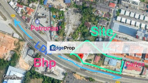 Puchong LDP mainroad facing commercial potential land for rent, Selangor, Puchong