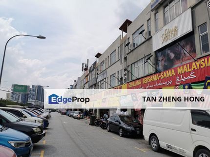 Roi 4.9% Sri Utama 3 Storey Shop Lot Facing Main Road MRT Sri Rampai Setapak, Kuala Lumpur, Setapak