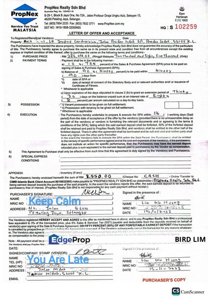 Pandan Indah Le Jardin Condo CORNER HIGH FLOOR Unblock View, Selangor, Pandan Indah