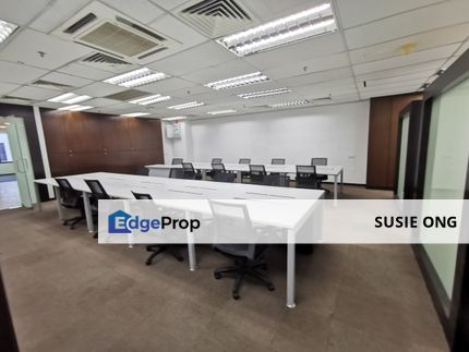 Plaza OSK fitted office space near LRT station, Kuala Lumpur, KLCC