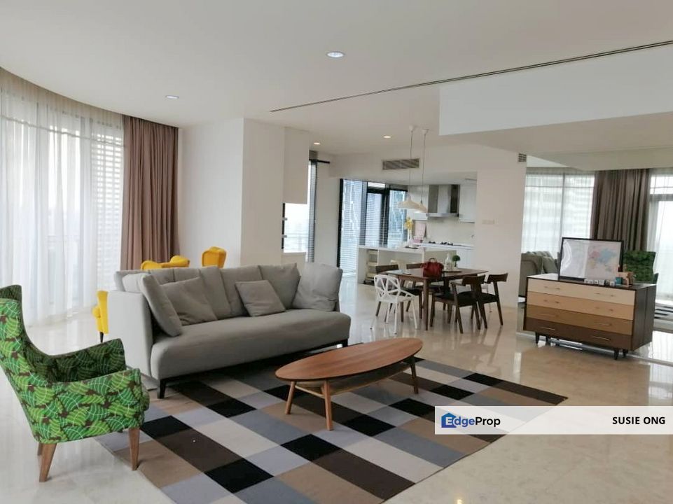 Tastefully Interior furnished with twin tower view, Kuala Lumpur, KL City