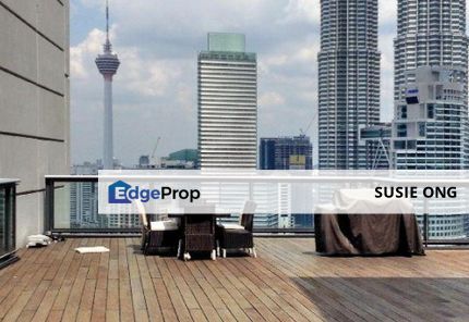 The Troika Penthouse with magnificent view of city, Kuala Lumpur, KLCC