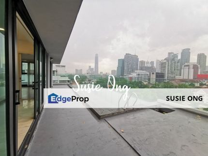 Penthouse with city skyline, Kuala Lumpur, Taman U-Thant