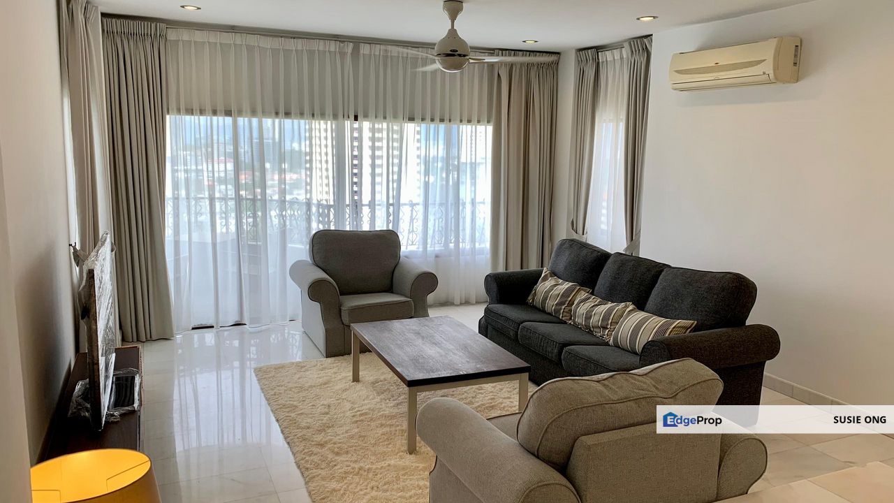 3 bedrooms  fully furnished with nice view in Merak Kayangan Court bangsar, Kuala Lumpur, Bangsar