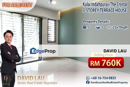 Kulai Indahpura THE CRYSTAL 3-Storey Terrace House , Johor, Kulai