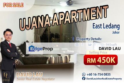 Fully Furnished & Tenanted Ujana Apartment 公寓 for Sale, Johor, East Ledang