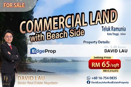 Teluk Ramunia Commercial Land with Tourism Title Approved 商业用地 for Sale, Johor, Kota Tinggi