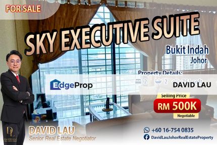 Bukit Indah Sky Executive Suite Condominium 2Bedrooms 2 Bathrooms 高级公寓 for Sale, Johor, Johor Bahru