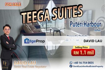 Teega Suites @ Puteri Harbour with Almas View for Sale, Johor, 