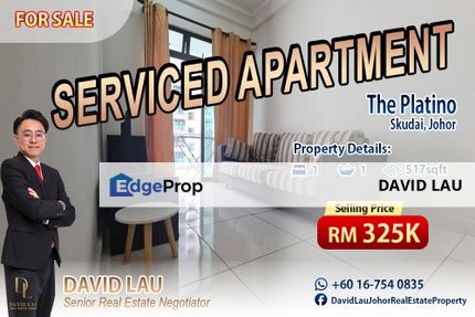 Fully Furnished The Platino Serviced Apartment 酒店式公寓 for Sale, Johor, Johor Bahru