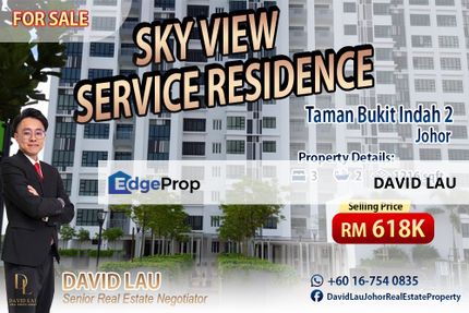 Bukit Indah 2 Sky View, Service Residence 3 Bedrooms 2 Bathrooms 公寓 for Sale, Johor, Bukit Indah