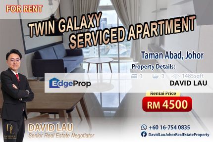 Twin Galaxy Serviced Apartment for Rent, Johor, Johor Bahru