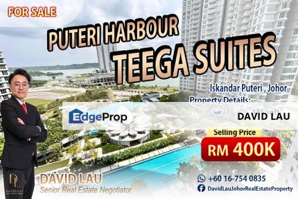 Teega Suites @ Puteri Harbour Condominium Studio 1 Bathroom for Sale, Johor, 