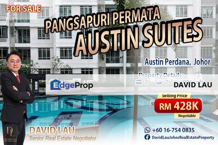 Austin Suites Service Apartment (Corner Lot) 2 Bedrooms 2 Bathrooms, Johor, Johor Bahru