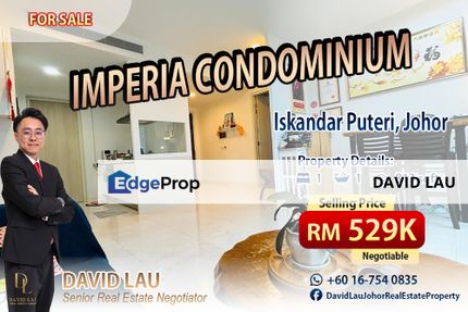 Imperia Condominium 1 Bedroom 1 Bathroom Garden & Pool View, Johor, Kota Iskandar