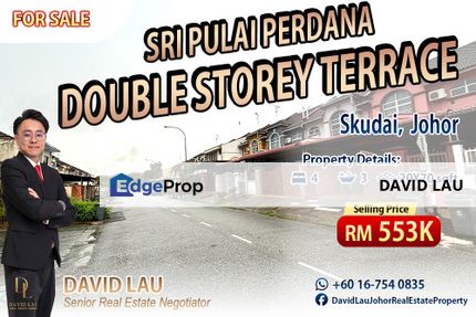 Sri Pulai Perdana Double Storey Terrace (End Lot) for Sale, Johor, Skudai