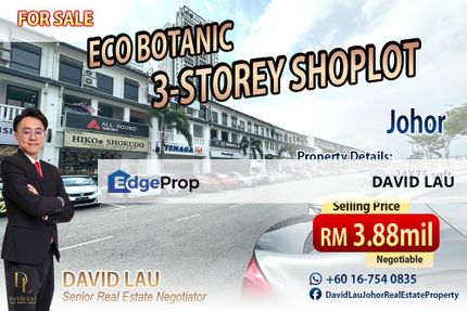 Eco Boulevard @ Eco Botanic 3-Storey Shoplot for Sale, Johor, 