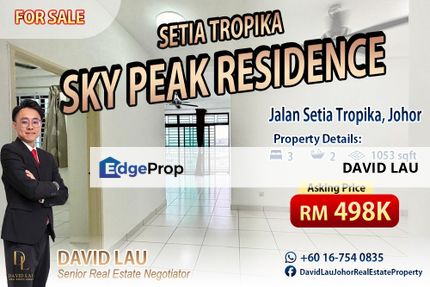 Sky Peak Residence @ Setia Tropika 3 Bedrooms 2 Bathrooms City View, Johor, Setia Tropika