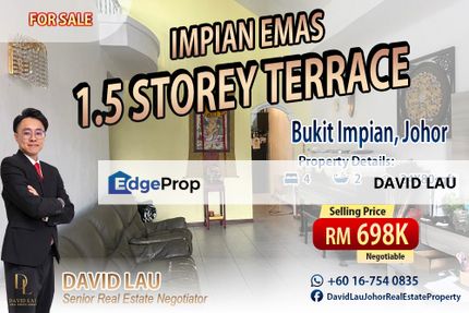 Impian Emas 1.5 Storey Terrace 1.5层排屋 for Sale, Johor, Skudai