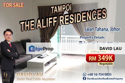 The Aliff Residences 3 Bedrooms 2 Bathrooms, Johor, Johor Bahru