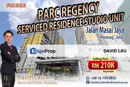 PARC Regency Serviced Residence Partial Furnished Studio Unit 公寓 for Sale, Johor, Masai