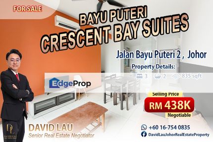 Crescent Bay Suites 3 Bedrooms 2 Bathrooms City View High Floor, Johor, Johor Bahru