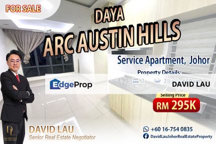 Arc Austin Hills Service Apartment 2 Bedrooms 2 Bathrooms City View, Johor, Johor Bahru