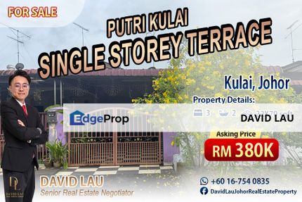 Putri Kulai Single Storey Terrace house 双层排屋 for Sale, Johor, Kulai