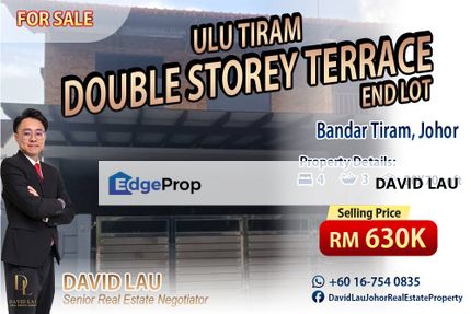 Bandar Tiram Double Storey Terrace House 双层排屋 for Sale, Johor, Ulu Tiram