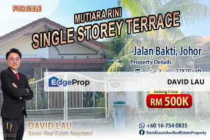 Mutiara Rini Double Storey Terrace House for Sale, Johor, Skudai