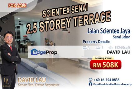 Scientex Senai Renovated 2.5 Storey Terrace House 双层排屋 for Sale, Johor, Senai
