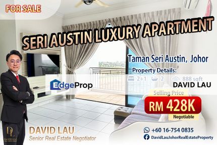 Seri Austin Luxury Service Apartment 3 Beds 2 Baths Unblock View, Johor, Johor Bahru